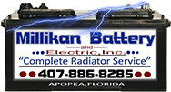 Millikan Battery and Electric Inc footer logo
